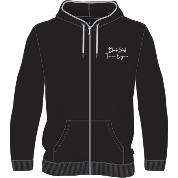 Black Girl From Eugene Black Hoodie